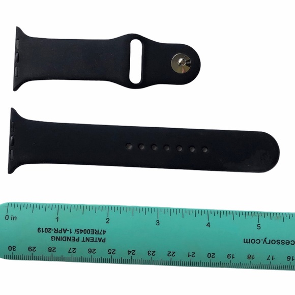5/$20 NEW BLACK Silicone Sport Band Apple Watch 44/45/49 mm M/L - Picture 4 of 9